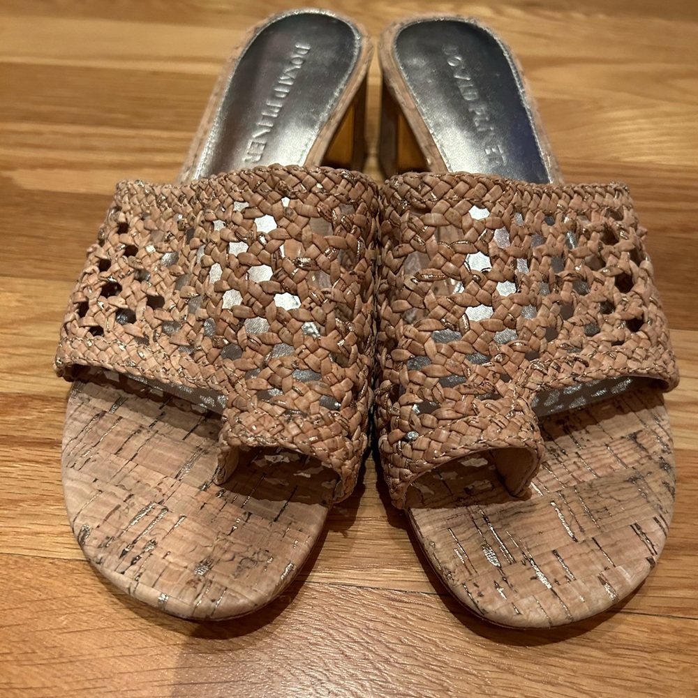 David Pliner Melrose3 Slide - Barely Worn - image 1